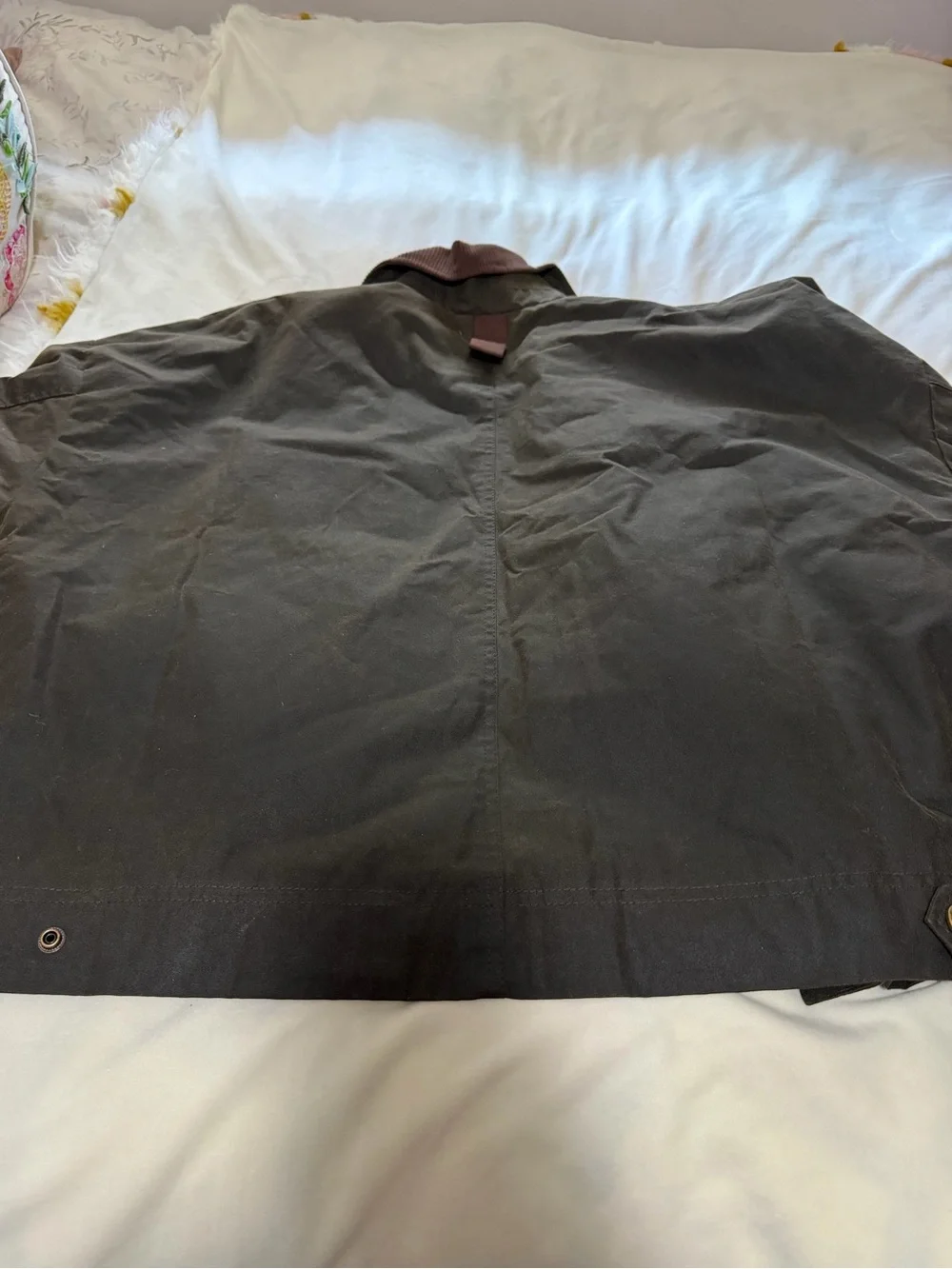 NWOT Free People We the Free Cori Waxed Olive Green Utility Jacket Women’s Small